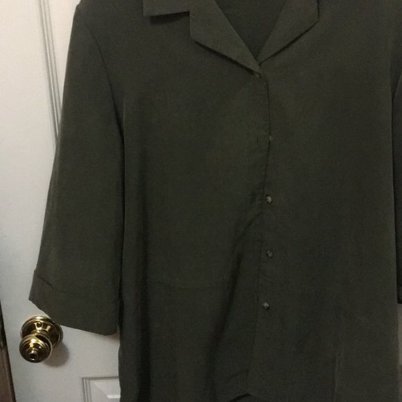 Hunter green chore shirt - Picture 3 of 4